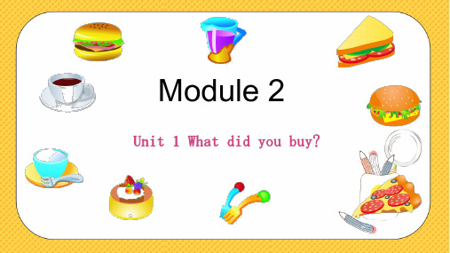 外研版(三起)英语五年级上册Module 2 Unit 1 What did you buy？课件