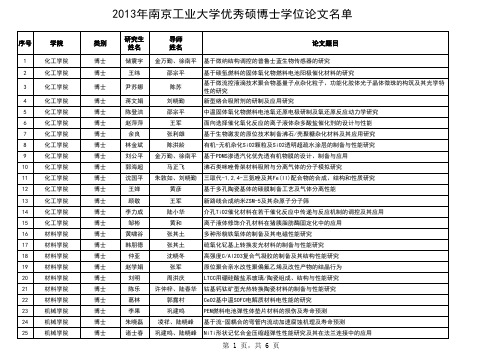 优秀论文成果