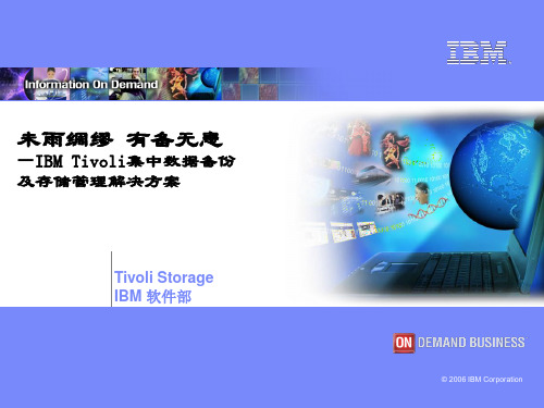 IBM- TSM 存储备份解决方案