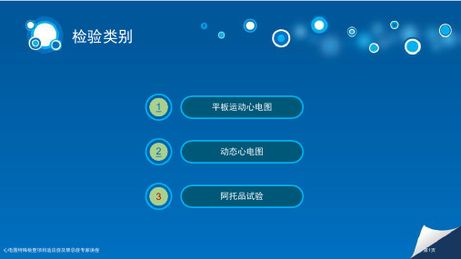 心电图特殊检查项目适应症及禁忌症专家讲座
