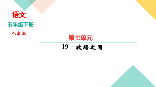 部编版语文五年级下册 19 牧场之国
