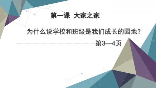 七年级思想政治  期中考试   复习大纲