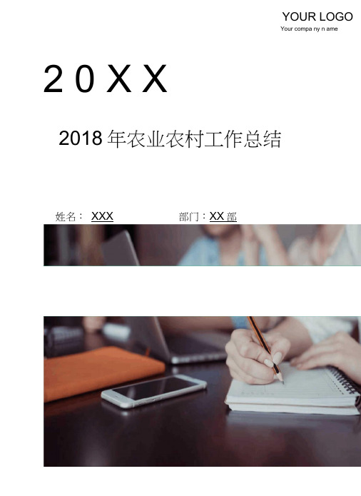 2018年农业农村工作总结.doc