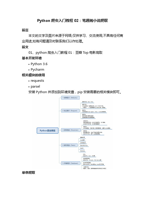 Python爬虫入门教程02：笔趣阁小说爬取