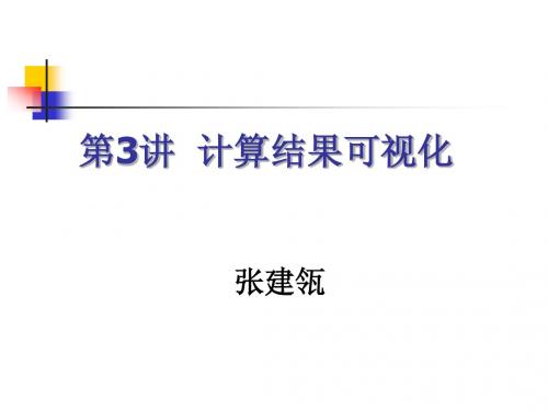 MATLAB-ch03(计算结果可视化)20091007