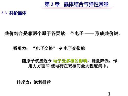 固体物理 3.3_共价晶体