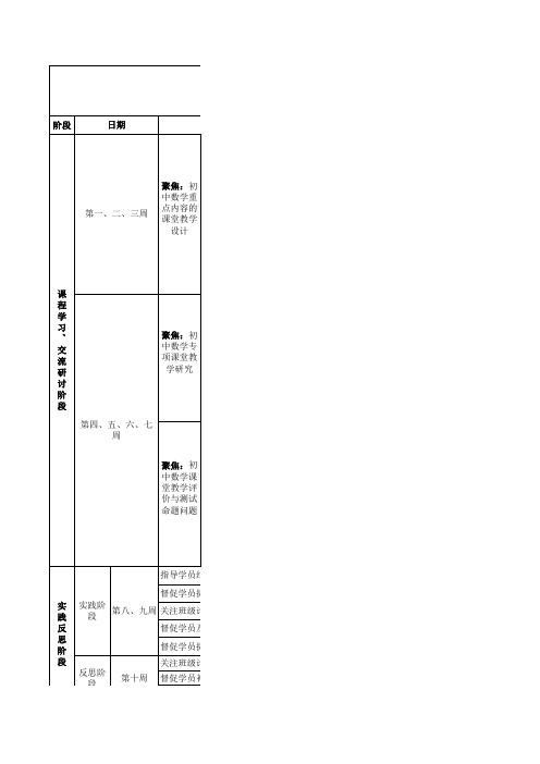 中小学教师国家级培训计划