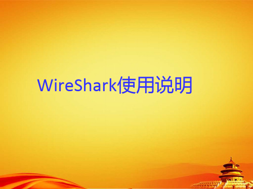 WireShark使用说明PPT课件