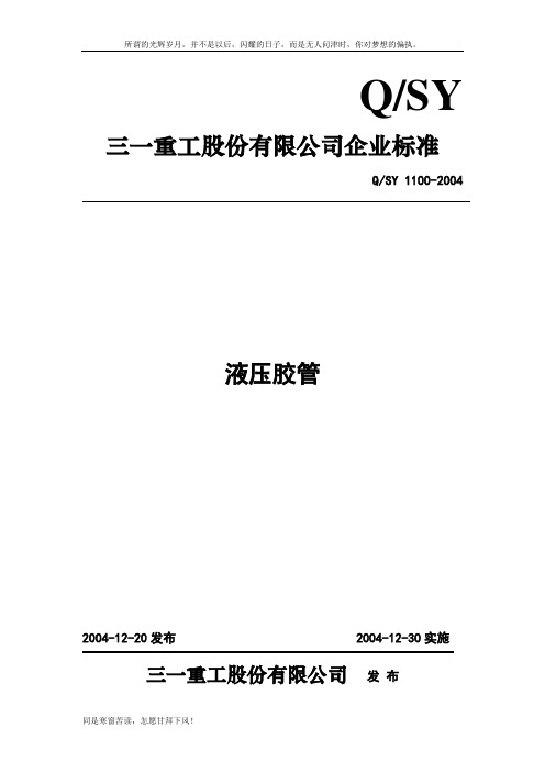 液压胶管(2004)