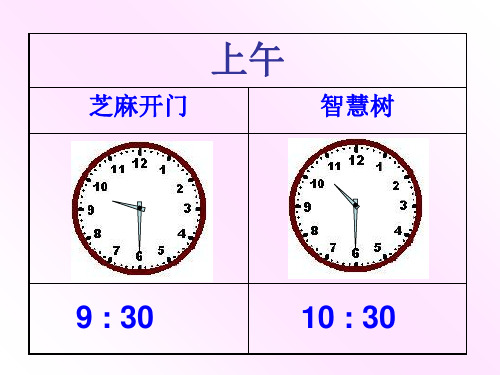 冀教版三年级下册数学课件-1.1 24时计时法 (共12张PPT)