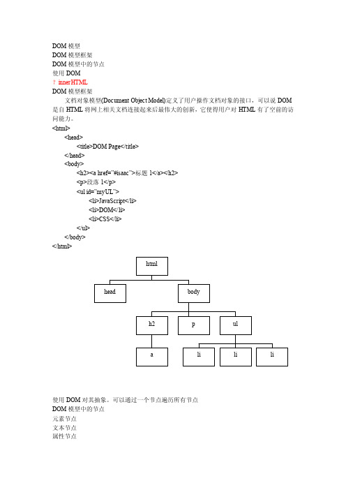 dom模型节点[整理版]