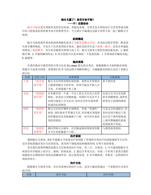 口腔执业(助理)医师口内牙周-根分叉病变