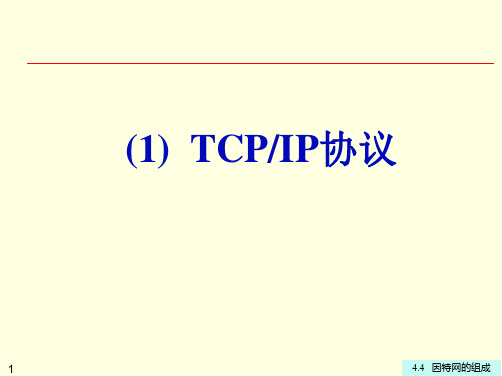 TCPIP网络接入