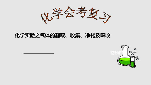 化学实验之气体制取收集净化吸收PPT课件