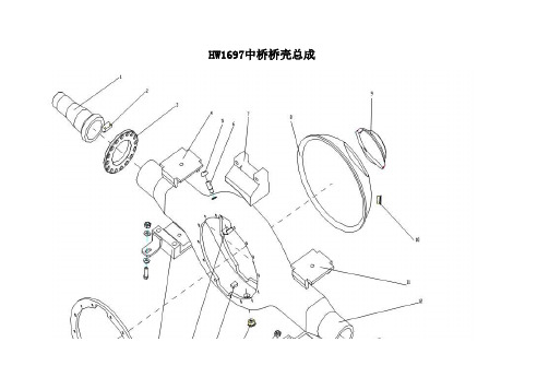 重汽HW1697双桥配件目录图册