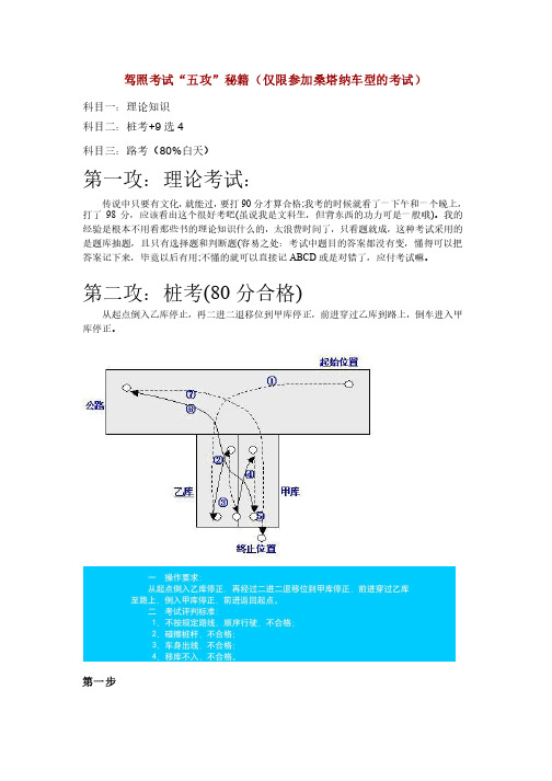 驾照考试完全资料整理