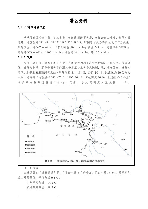 江苏连云港港区资料全