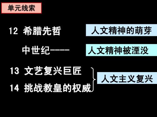 第13课挑战教皇的权威