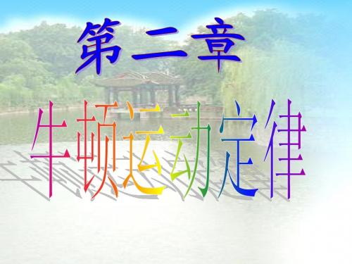 第2章 牛顿定律