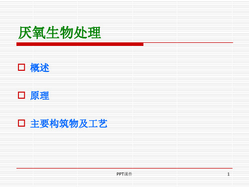 厌氧发酵原理  ppt课件