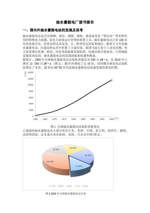 抽水蓄能结课论文