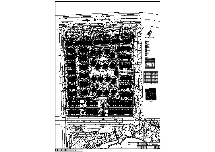 葛洲坝世纪花园建筑施工图