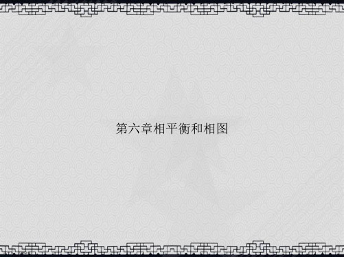 第六章相平衡和相图讲课文档
