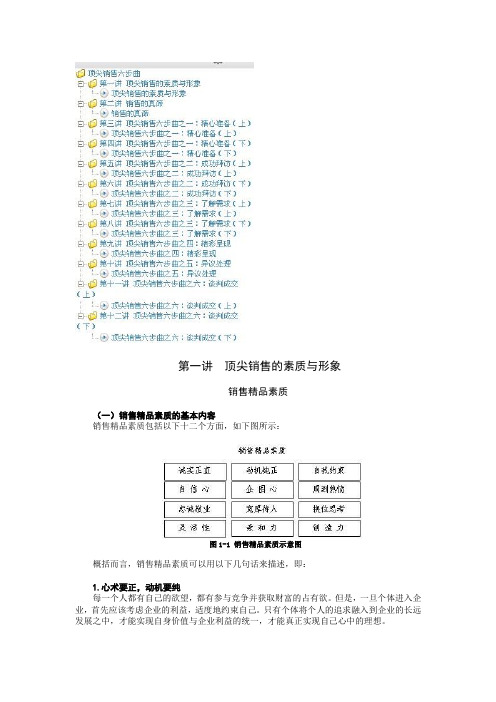 顶尖销售六部曲