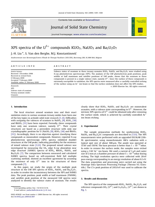 XPSspectraofthecompounds,and