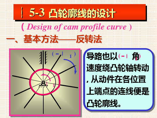 凸轮廓线的设计