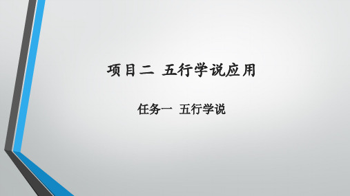 五行学说课件(共14张PPT)《中兽医基础》