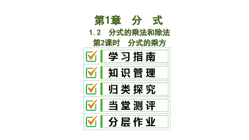 1.2 第2课时 分式的乘方