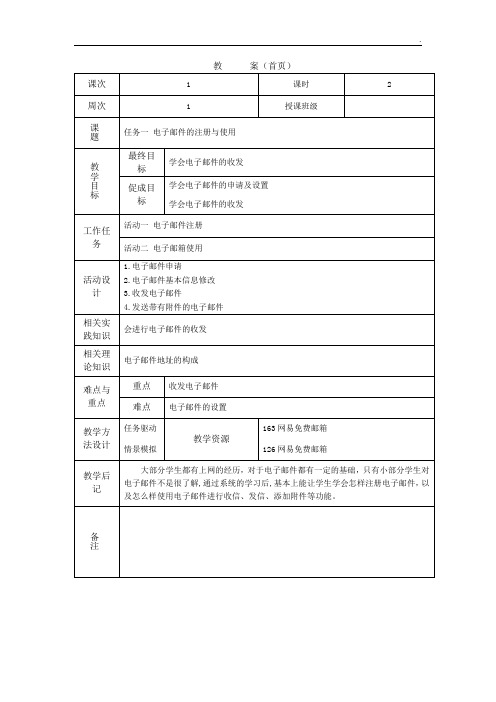 电子商务综合实训教案