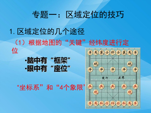 专题一：区域定位的技巧ppt 湘教版优质课件