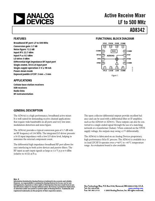 AD8342资料