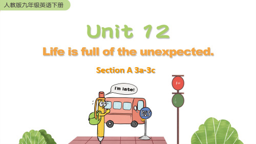 人教版英语九年级下册课件：Unit 12 Section A 3a-3c