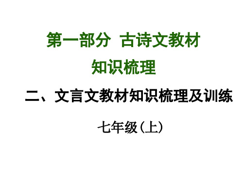 中考语文文言文教材知识梳理：戴震难师全面版