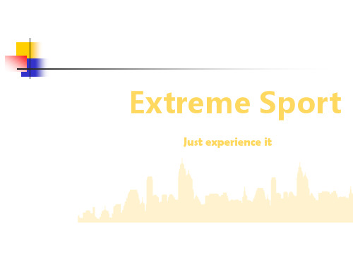 extreme-sports-极限运动-英文-ppt