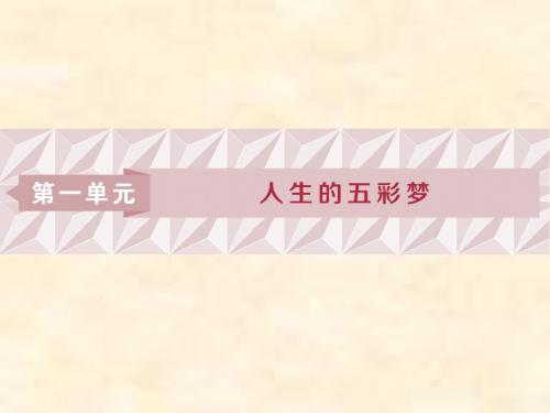 2018-2019学年高二语文鲁人版必修五课件:第1单元 1 第1课 沁园春 长沙