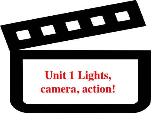 牛津译林版高中英语必修二《Unit 1 Lights,camera,action!》Reading