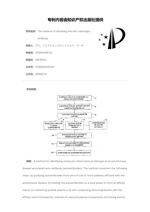 The method of obtaining the anti- ideiotaipu antib