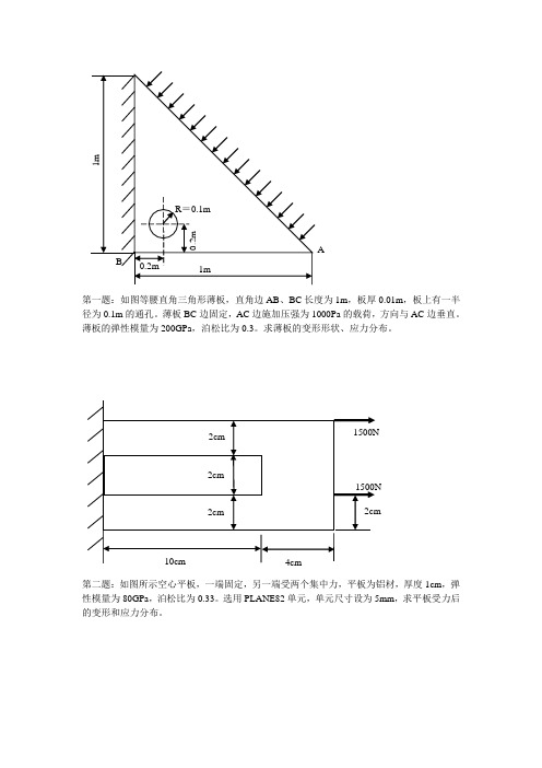 ansys上机练习