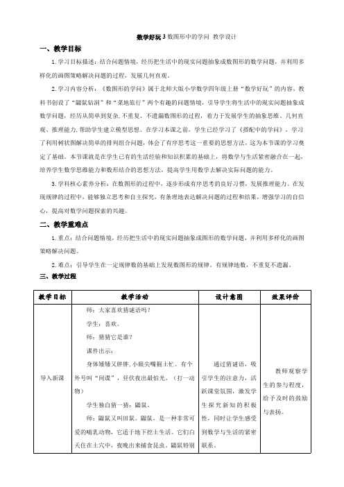 《数图形的学问》教学设计