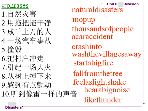 牛津译林版英语八上8A8复习