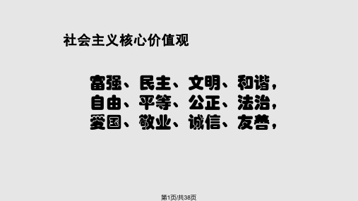 弘扬传统文化 践行核心价值观 传递青春正能量主题班会PPT课件