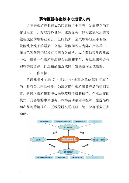 蔡甸区游客集散中心运营方案