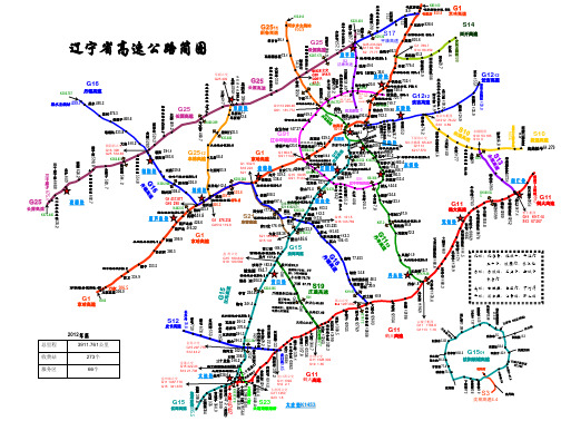 辽宁省高速公路路网图