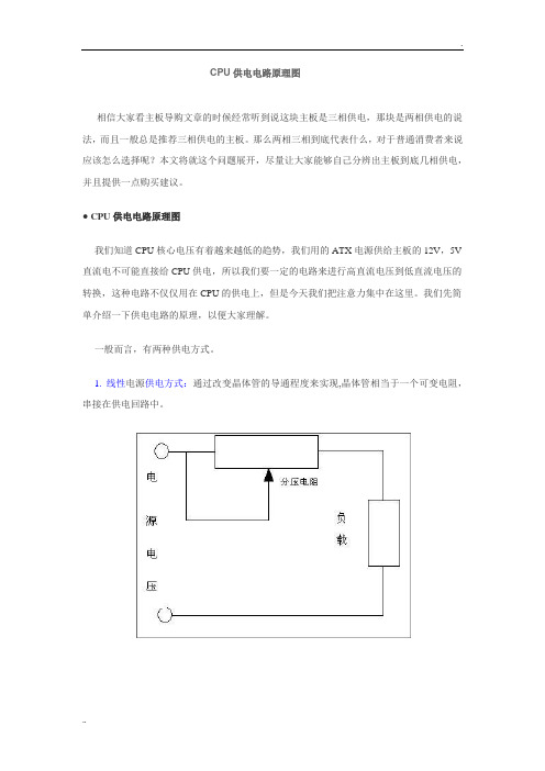 主板CPU供电电路原理图