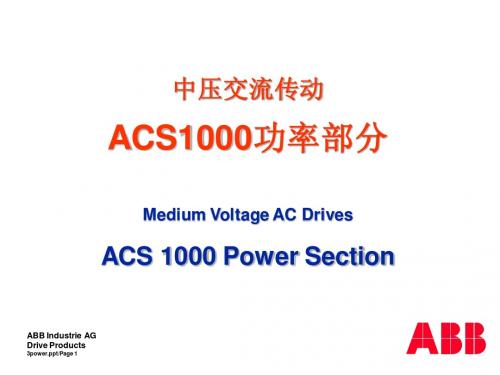 ACS1000功率部分