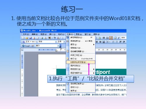 微软office验证Word2003-Specialist练习题